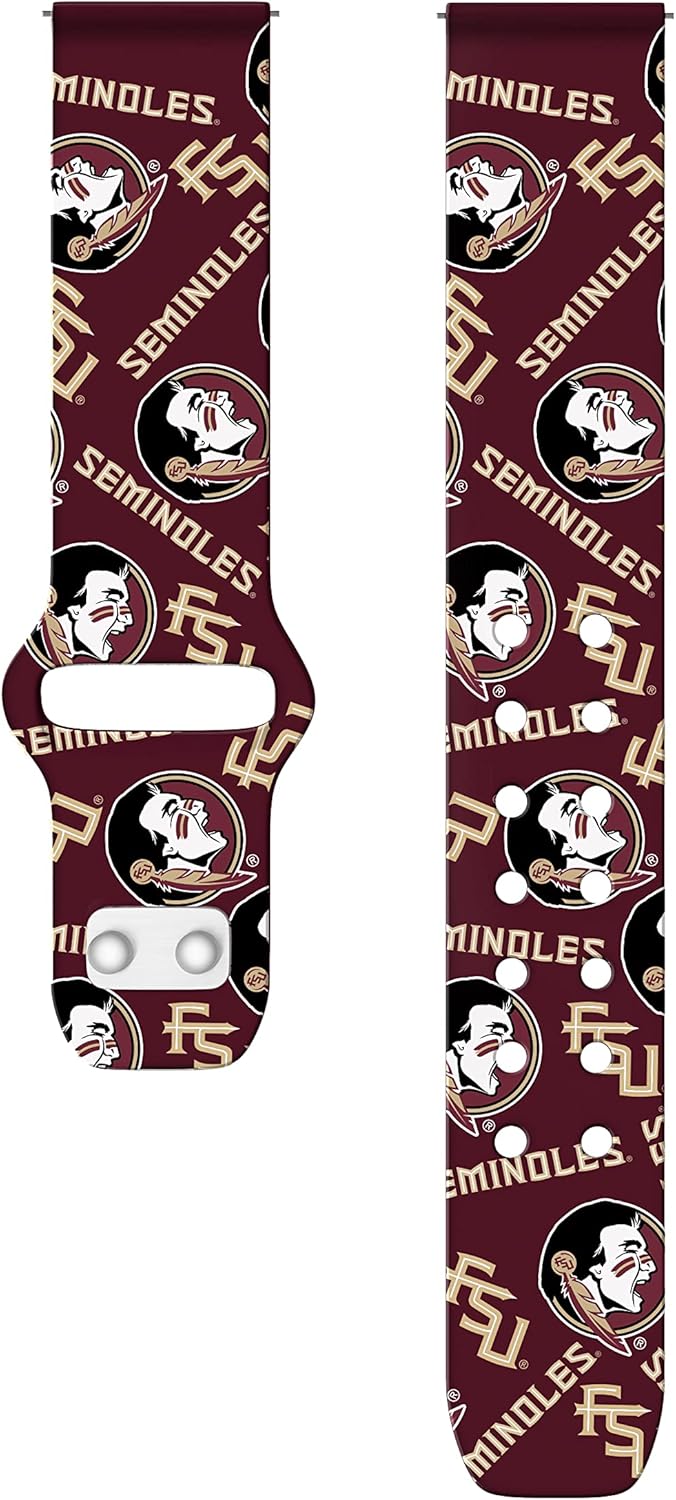 Affinity Bands Florida State Seminoles HD Watch Band Compatible with Samsung Galaxy Watch and more