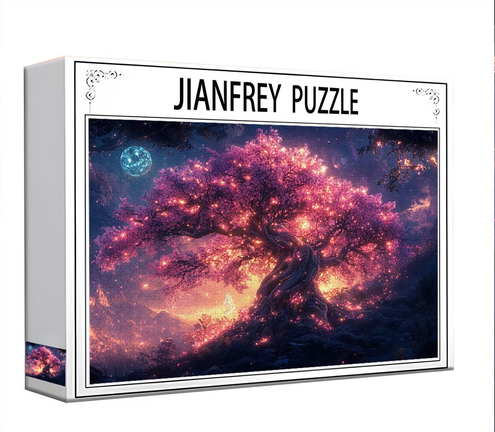 Puzzle 4000 Piezas Adultos Puzzle Fantasía Paisaje Rompecabezas Adultos XXL 140 x 87cm, Impossible Rompecabezas, Jigsaw Arte Juego Educa Familiar Aliviar El Estrés, Regalos para Hombres y Mujeres X-0