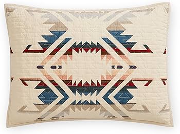 Amazon｜PENDLETON ホワイトサンド フル/クイーンキルト寝具セット、枕
