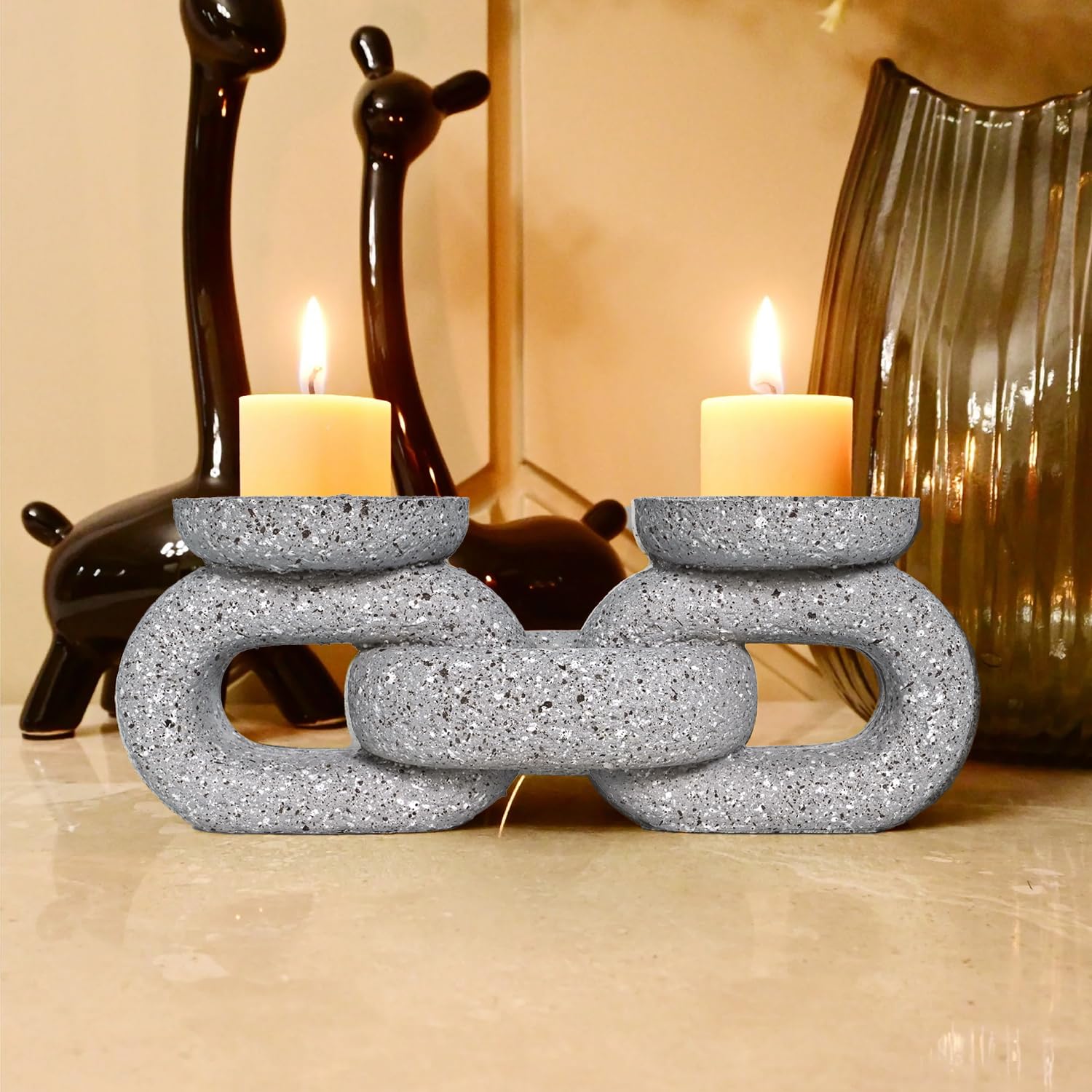 Cortina Resin Yoga Sculpture - Home Decor Statue -11
