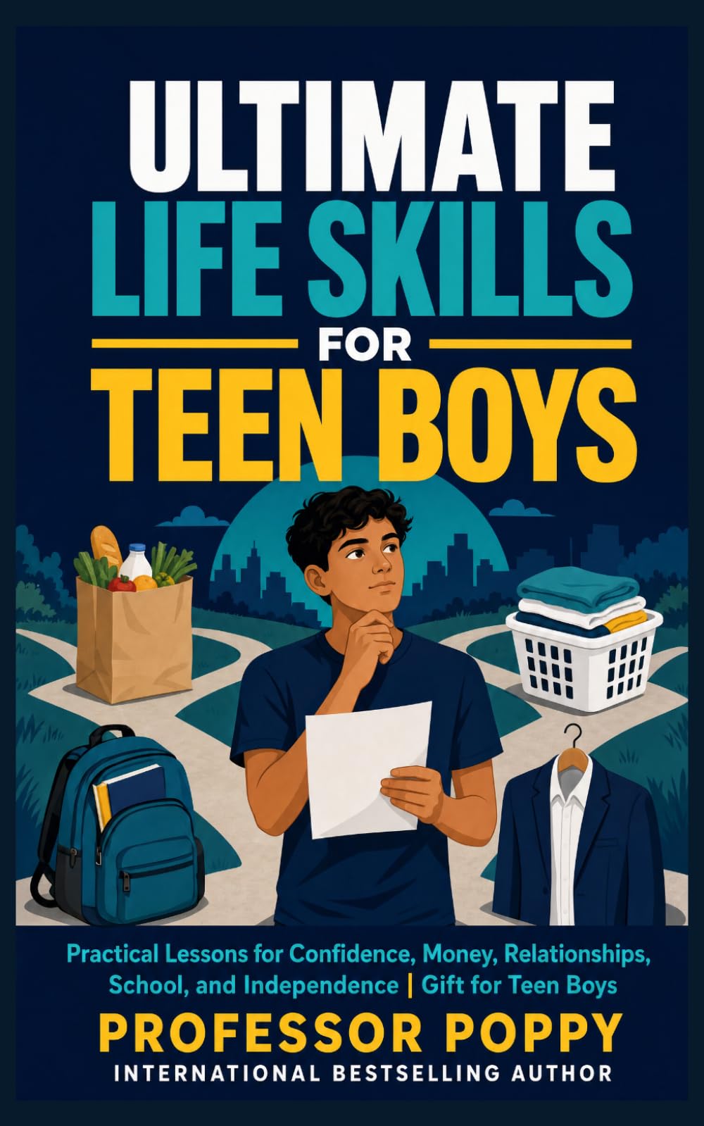 Ultimate Life Skills for Teen Boys: Practical Lessons for Confidence, Money, Relationships, School, and Independence | Gift for Teen Boys (Young Explorer Series)