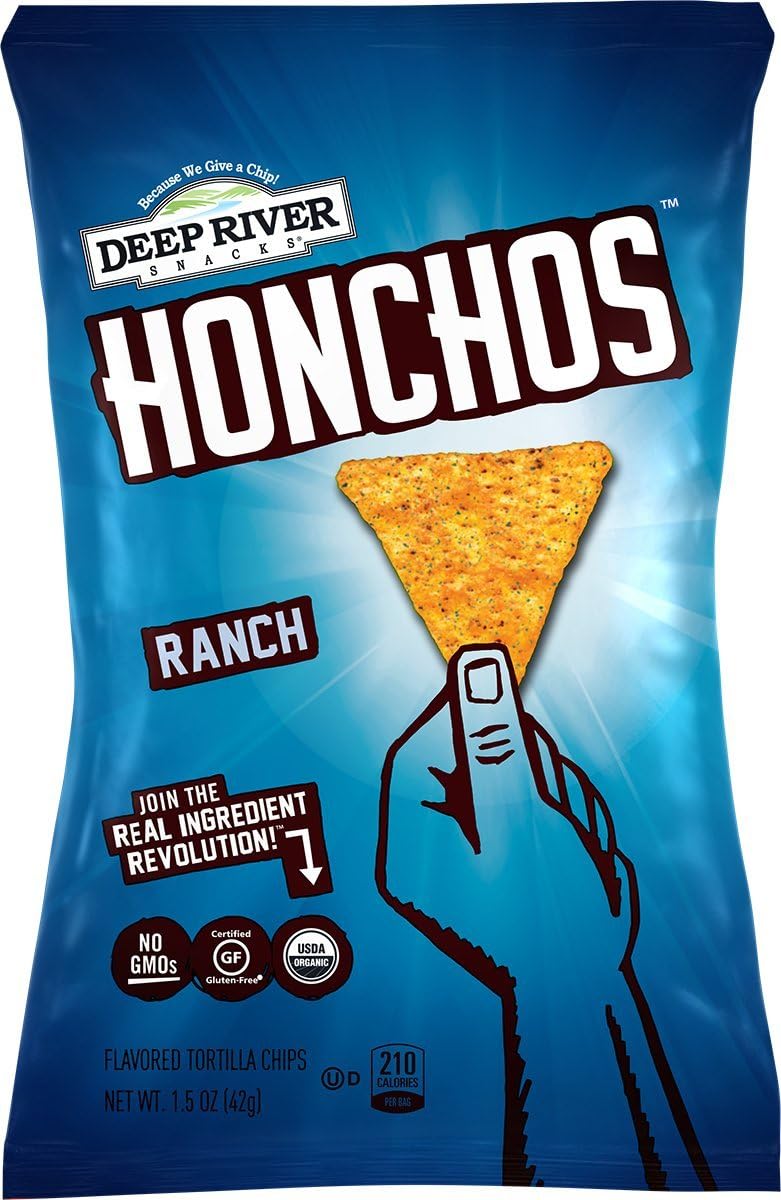 HONCHOS Tortilla Chips, Ranch, 1.5 Ounce