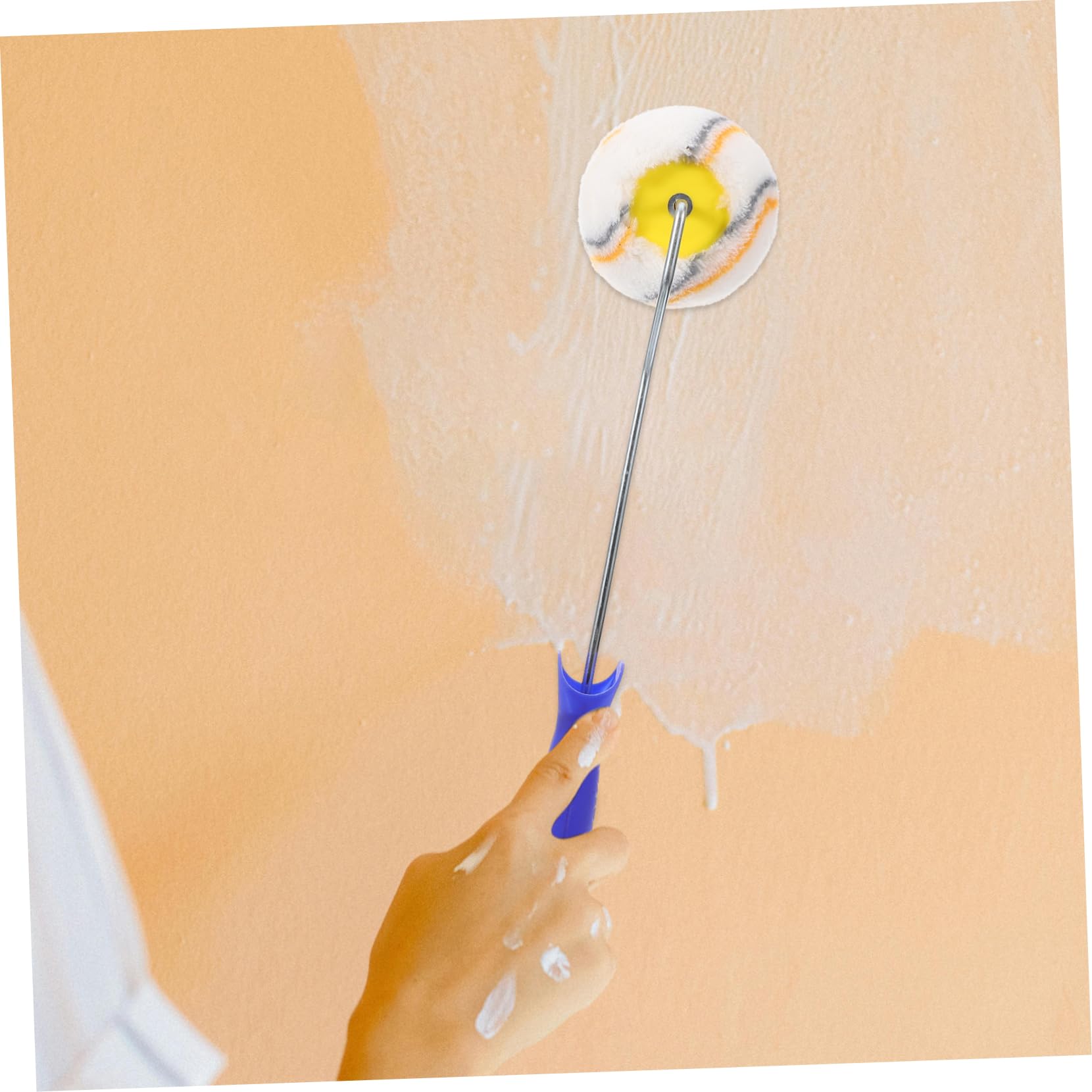 EXCEART 4 Pezzi Spazzola a Pennello da pittura a parete bordo di vernice Levigazione vernice a parete rulli di vernice per dipingere pareti rulli di verniciatura filo di cotone