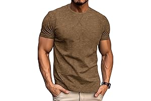 Logeeyar Basic Crew Neck Casual Tee