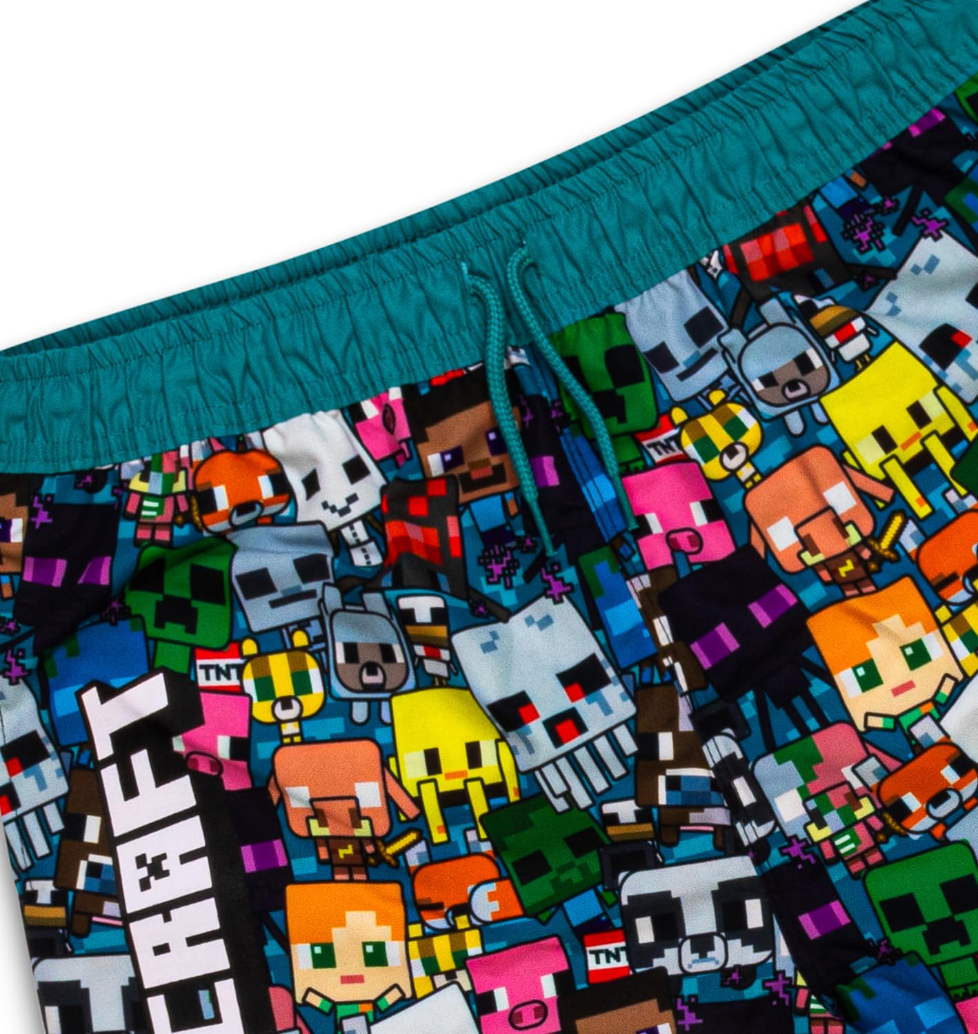 Minecraft Short de bain pour garçons de 5 à 12 ans