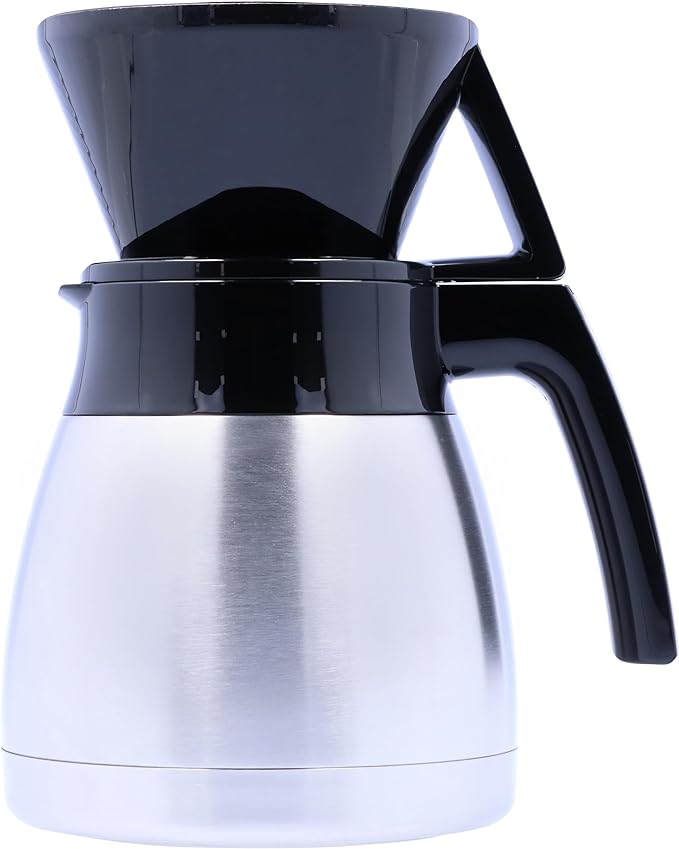 Melitta Pour-Over Coffee Brewer & Stainless Steel Carafe Set Melitta Pour-Over Coffee Brewer & Stainless Steel Carafe Set