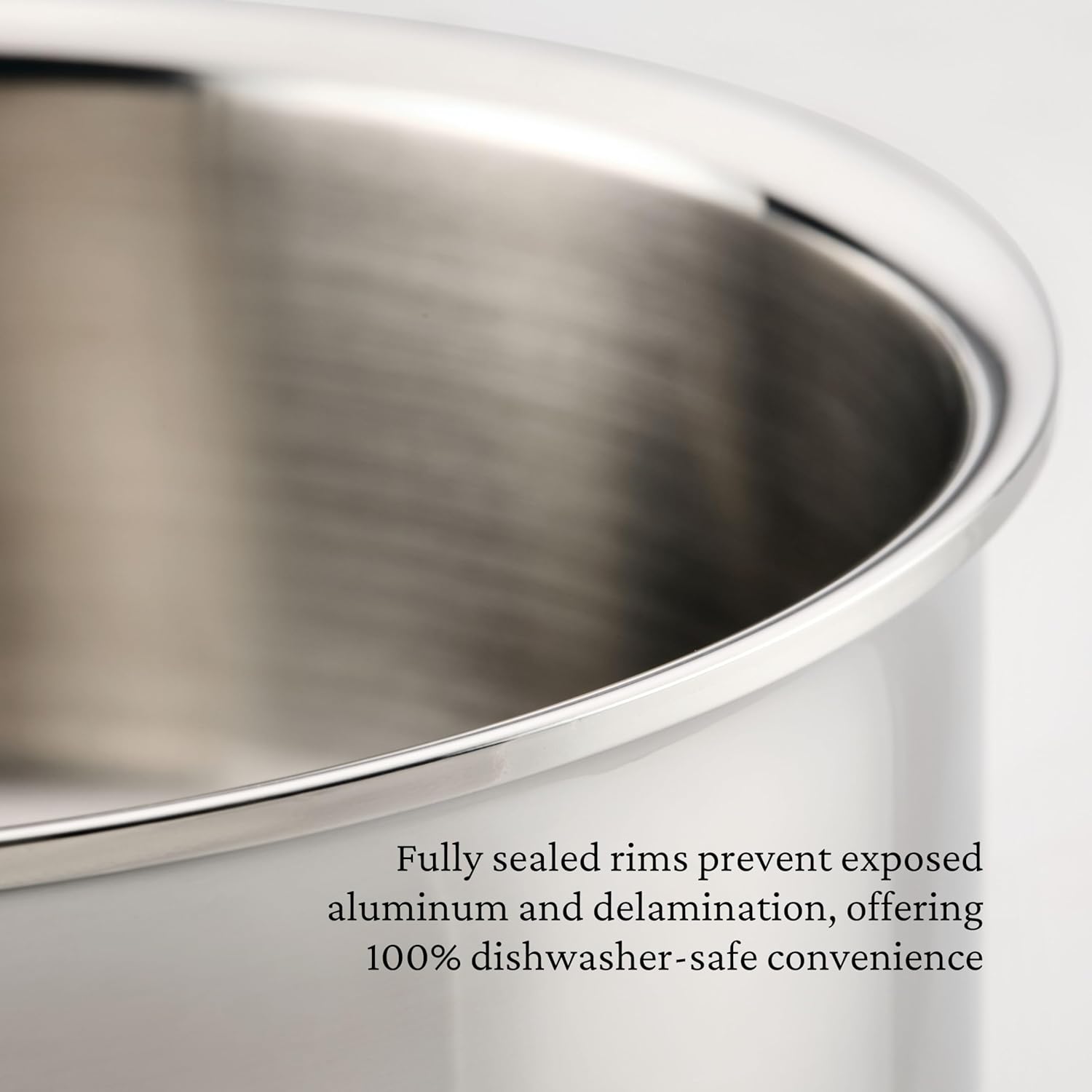 Hestan ProBond Luxe 4-Quart Saucepan with Lid, Professional Clad Stainless Steel, ProCore Tri-Ply Clad Construction, Polished Exterior, Induction & Oven Safe