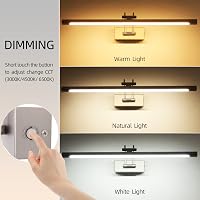 TYhogar LED Tükörfény Fürdőszoba 60cm Dimmelhető Fali Lámpa 15W 5