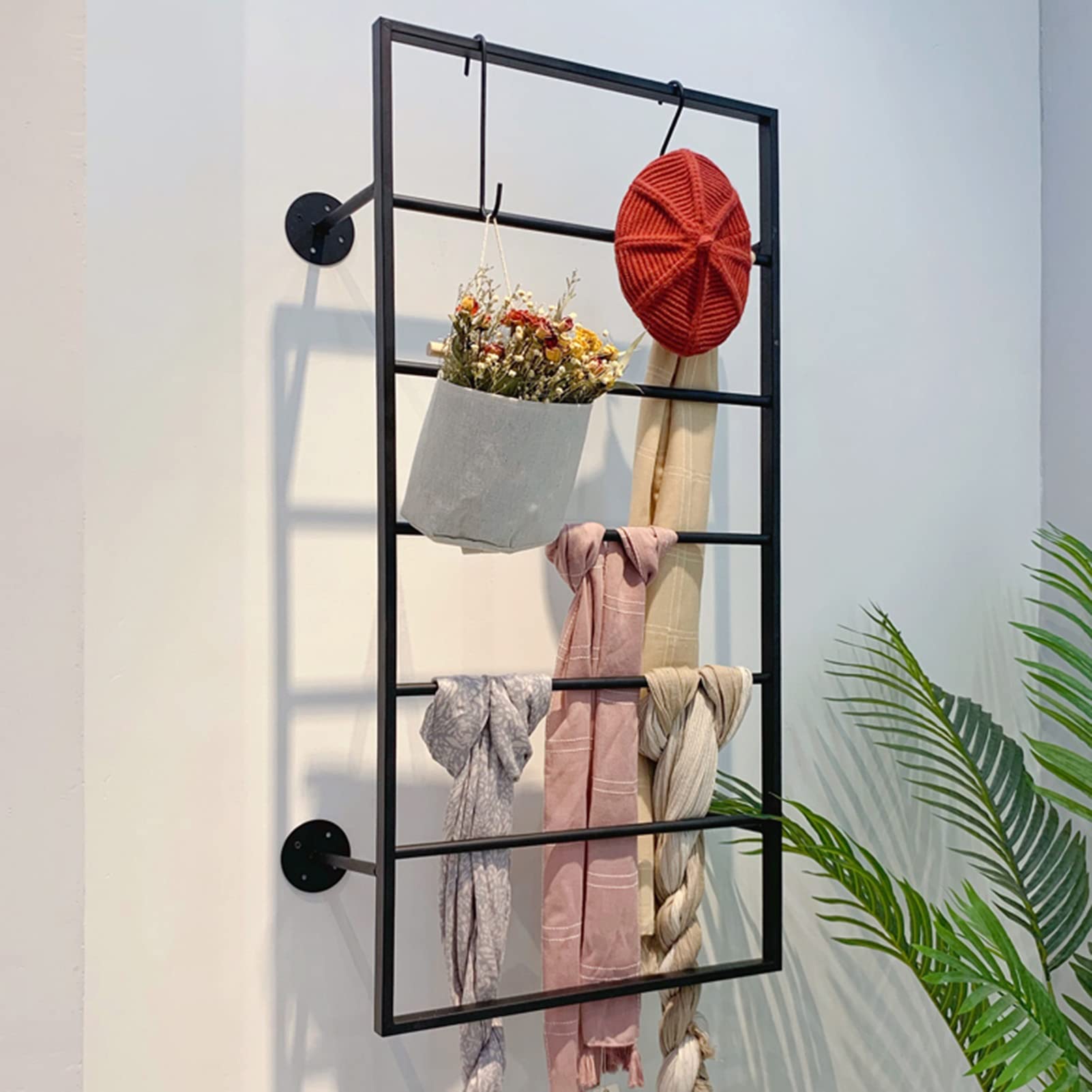 Estantes de Pared para Bufandas, Organizador de pañuelos, Soporte para Pantalones, Corbatas, pañuelos, pañuelos, Papel de Regalo
