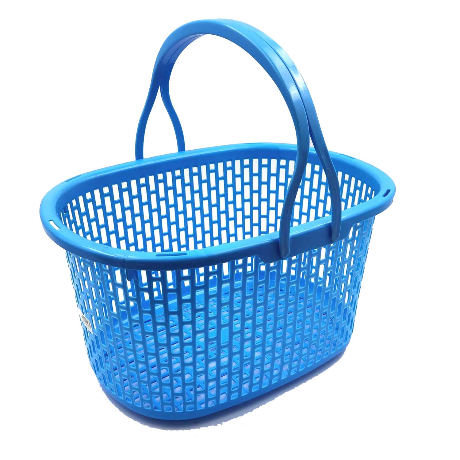 Amazon | 村の鍛冶屋 収穫カゴ 小判型 15L ブルー 2個入 #103079 （約