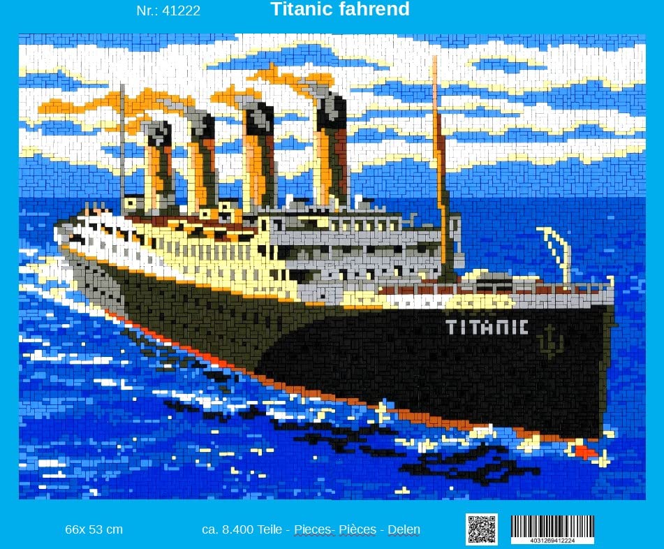 stickit Mini Stecksystem Titanic fahrend ca. 8.200 Teile Nr. 41222