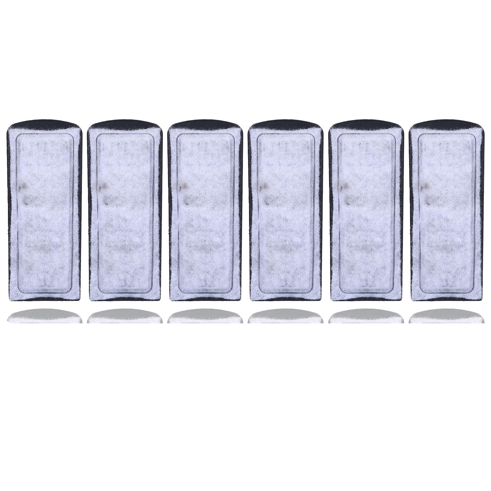 Majatou Aquarium Filter Cotton Replacement, Fish Filter Cotton, 6 Aquarium Filter Cotton Replacement Wall Mounted Fish Filter Accessories for Fish Tanks