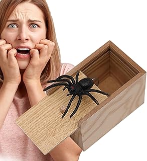 Pegadinha da Aranha | Joke Prop Emocionante Aranha para o Dia das Bruxas - Surpresa Prop Trick Toys para festa de aniversário, presente de formatura, reunião, dia da mentira, dia das bruxas Puchen