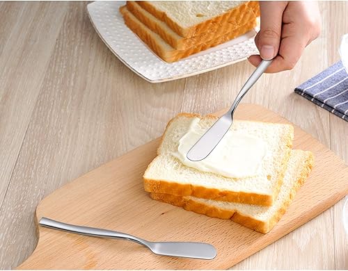 Miniatura 5 de Juego de 12 cuchillos de mantequilla de acero inoxidable, cuchillos esparcidores