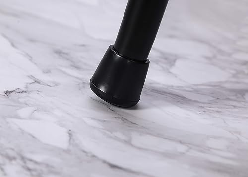 Miniatura 20 de Furnigear Tapas para patas de silla, puntas de goma antideslizantes de 1-1/2 pulgadas de diámetro interior, protectores de suelo redondas blancas