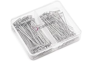 Dreamlover Straight Sewing Pins, T Pins for Wig Canvas Head