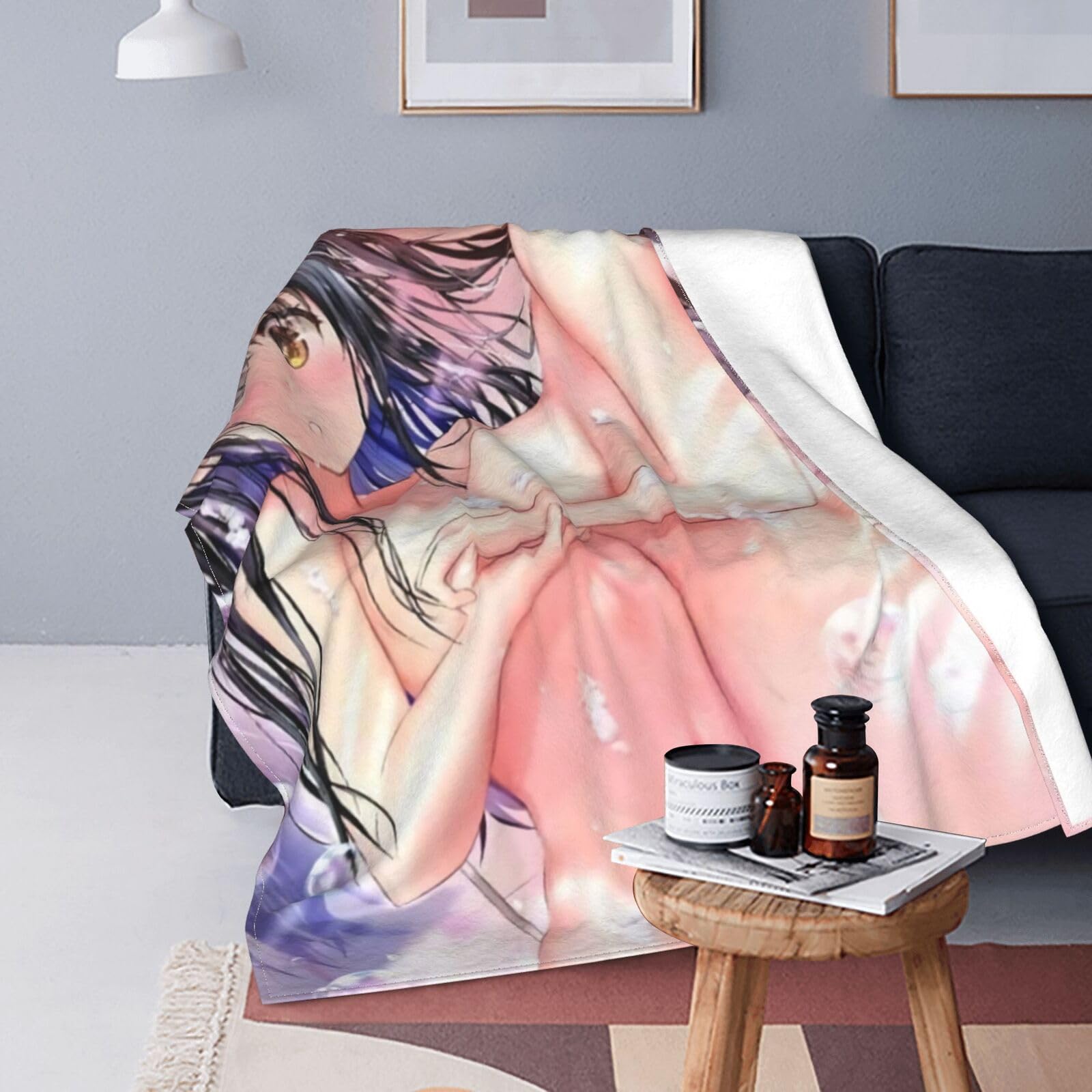 Amazon.co.jp: ブランケット 毛布 セクシー アニメ柄 トップレス