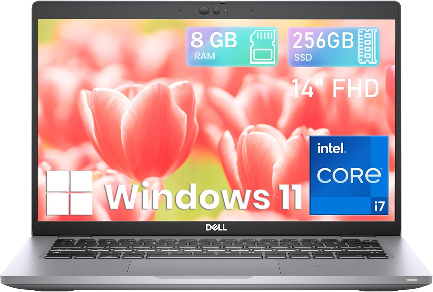 Dell Latitude 5420 14" FHD Laptop Windows 11 Pro, Intel Core i7-1165G7 up to 4.7GHz, 8GB RAM, 256GB SSD, Thunderbolt 4, Backlit Keyboard (Renewed) Notebook i7