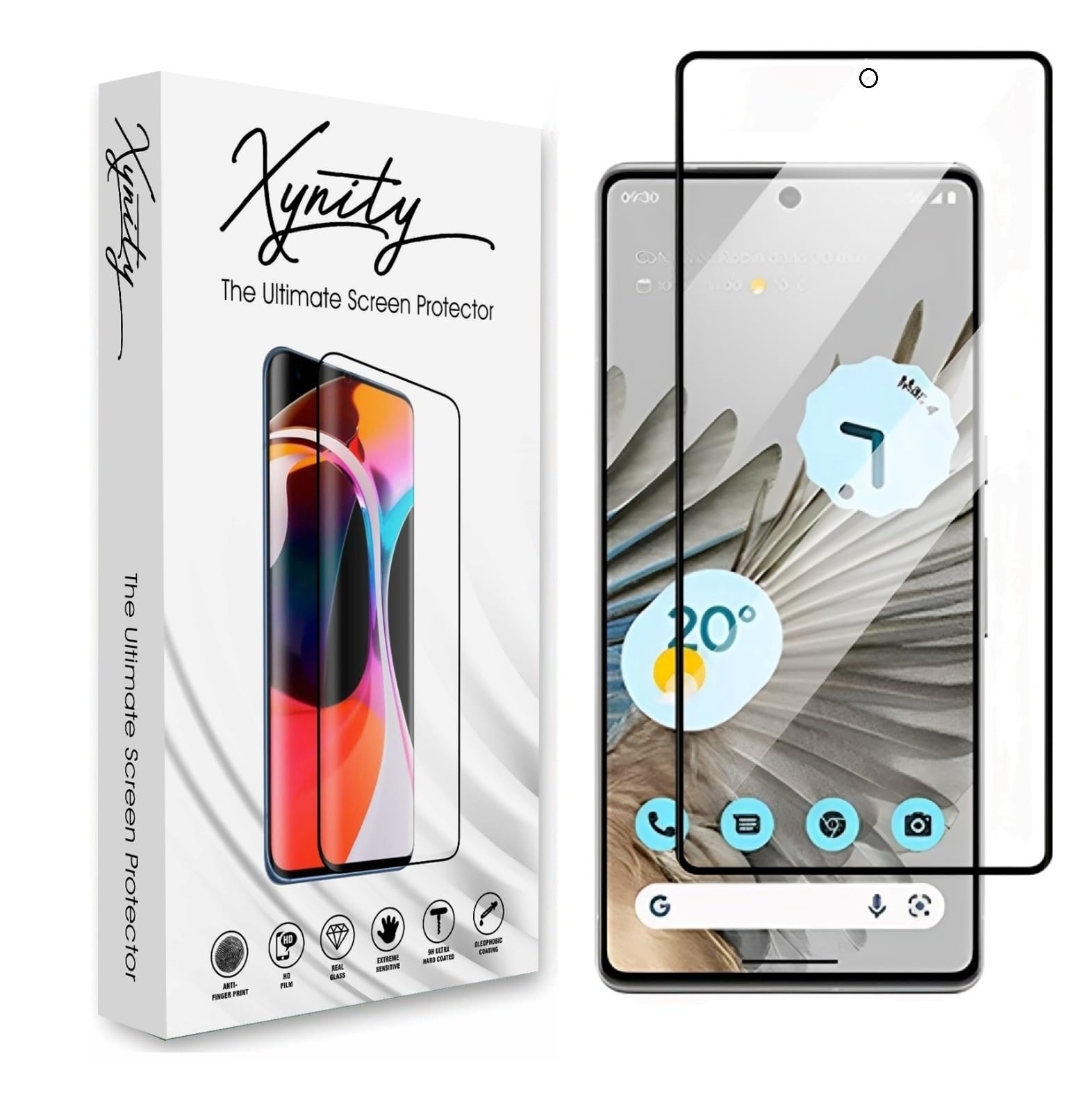 Xynity Advanced Hd+ Tempered Glass Screen Protector Designed For Google Pixel 8 Cellphone (6.2")-Edge-To-Edge Full Screen Coverage With Easy Installation Kit (Anti-Scratch) (B0D91X89N2) Amazon Price History, Amazon Price Tracker