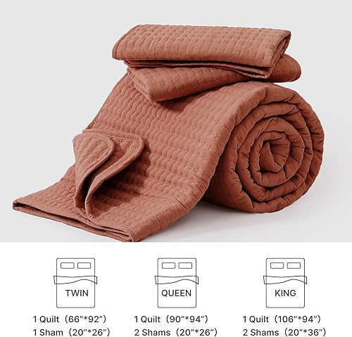 Miniatura 114 de WRENSONGE - Juego de edredón blanco tamaño queen de 3 piezas, colcha ligera para todas las estaciones del verano, juego de ropa de cama suave con 2