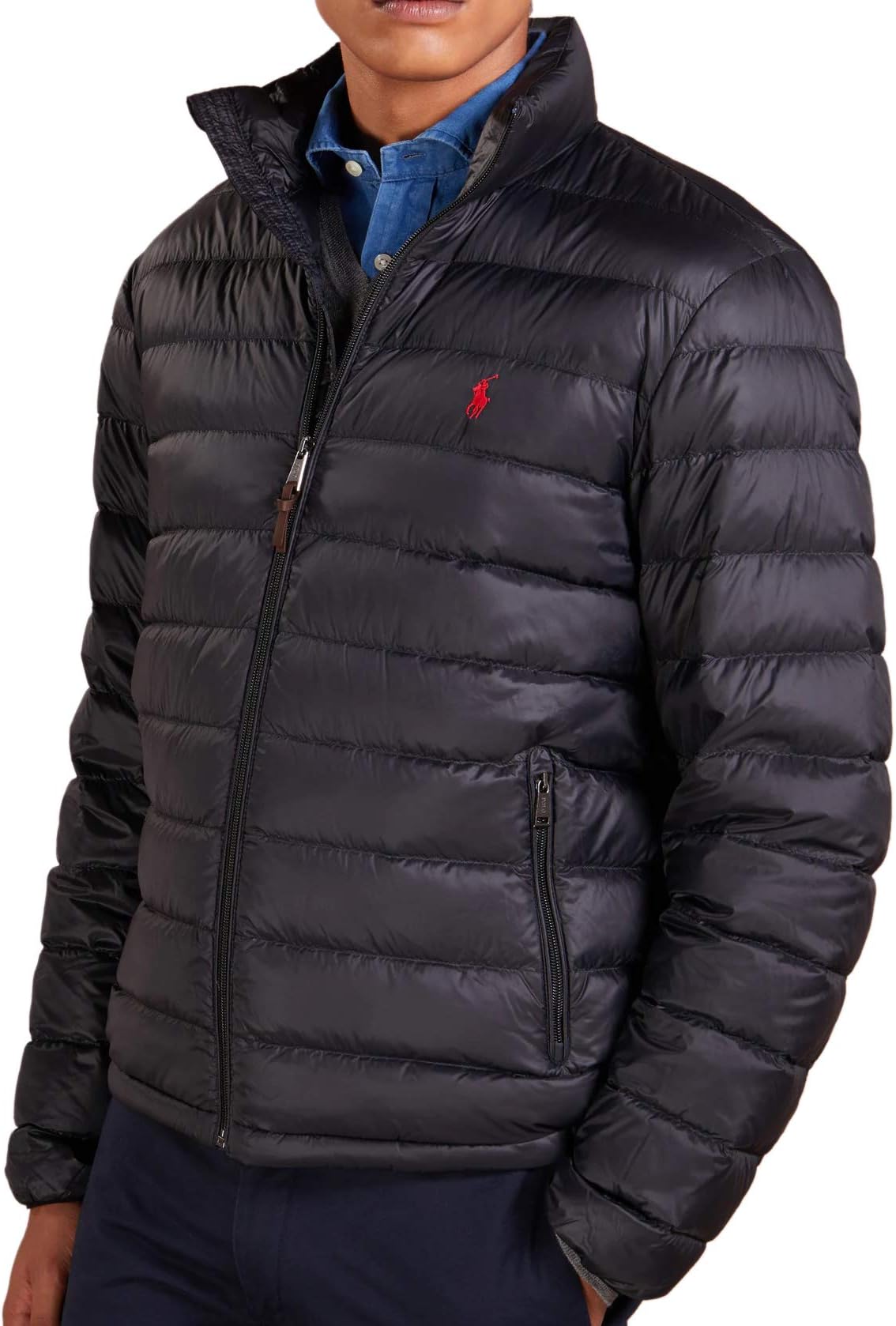 Men's Lightweight Bleeker Down Jacket, Black (XL)