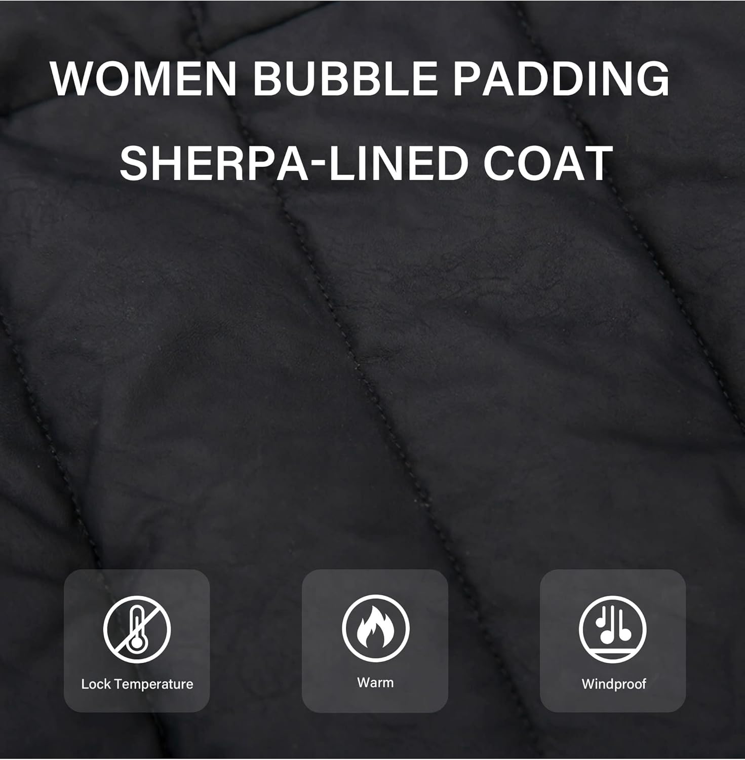 Bellivera Women's Winter Puffer Jacket Cold-Resistant Patchwork Plush Lining Coat with Removable Fur Collar Hooded and Belted - Image 5