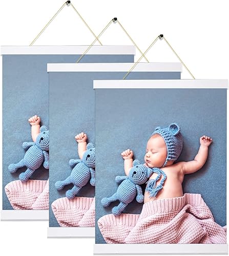 Vista 56 de Paquete de 3 marcos magnéticos para colgar pósteres, 12 pulgadas, color negro, 12 x 16, 12 x 18, 12 x 20, 12 x 24 pulgadas, marcos magnéticos