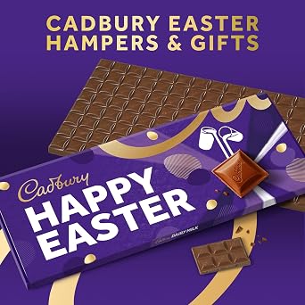 Cadbury Dairy Milk Happy Easter Gift Chocolate Bar Extra-Large 850g