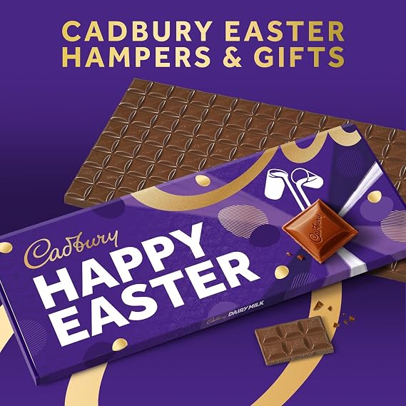 Cadbury Dairy Milk Happy Easter Gift Chocolate Bar Extra-Large 850g