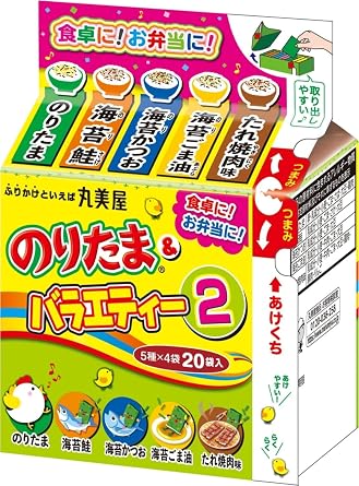 Marumiya Furikake Orita & Variety 2 Mini Pack 20 Small Bags 1.5 oz 42 g