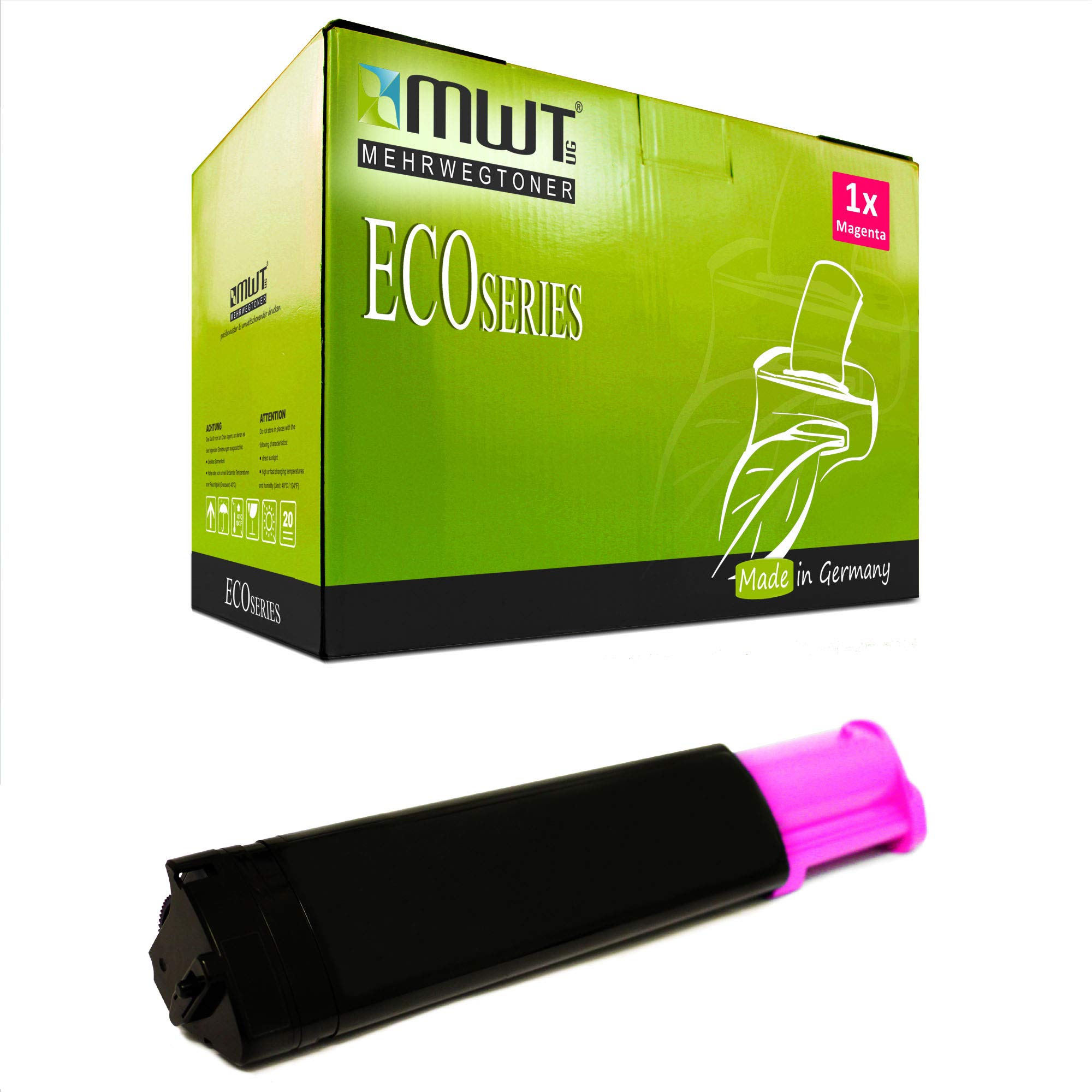 Toner compatible Epson C1100N magenta à haute fluidité de transfert de poudre - 8
