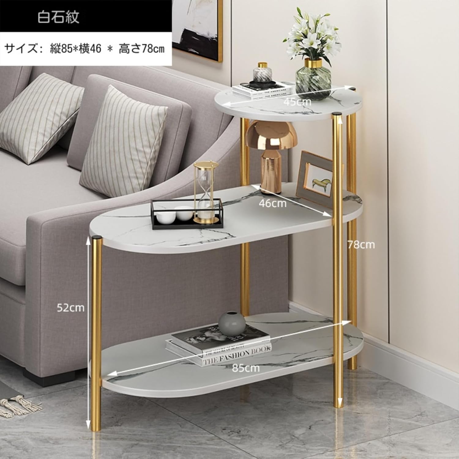 二重引き出し付きのレトロナイトスタンドソリッドウッドベッドサイド