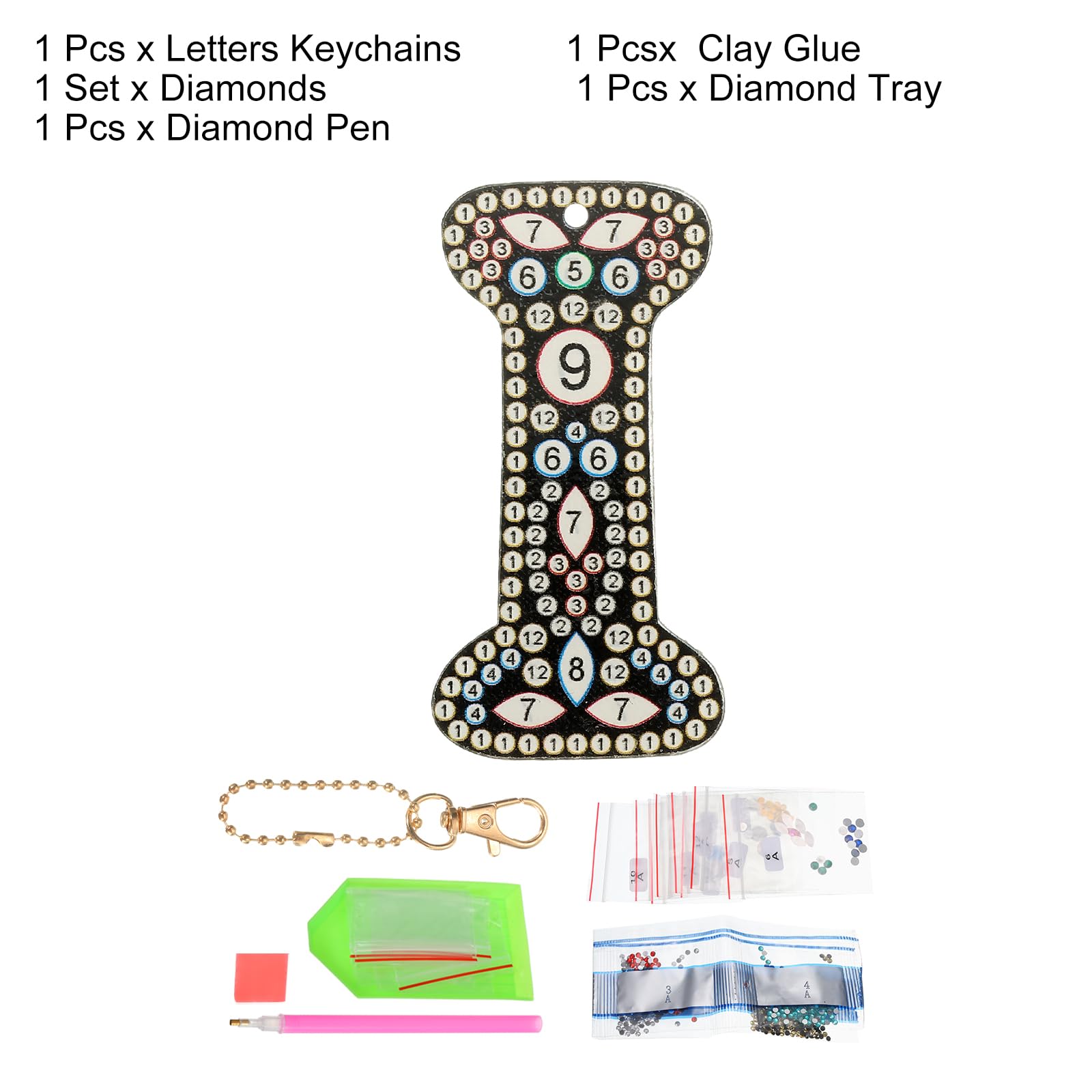PATIKIL Diamond Art Keychains - Image 3