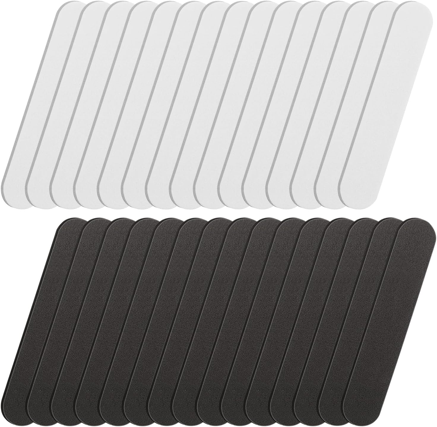 30 Pcs Hat Size Tape, Hat Size Reducer Inserts, Foam Self Adhesive Tape for Hats (Black and White), Hard Hat Accessories