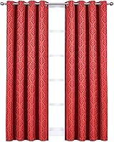 Vista 1 de Hilton - Cortinas opacas con ojales superiores, paneles de cortina para ventana con aislamiento térmico, par/juego de 2 paneles, 54 pulgadas