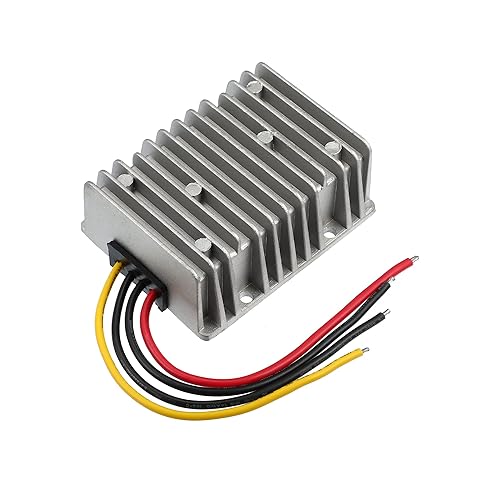 X AUTOHAUX 8V40V a 13.8V 20A Reductor Automático Buck Boost Step Down Up Regulador Modulador Transformador Universal para Carritos de Golf Scooters