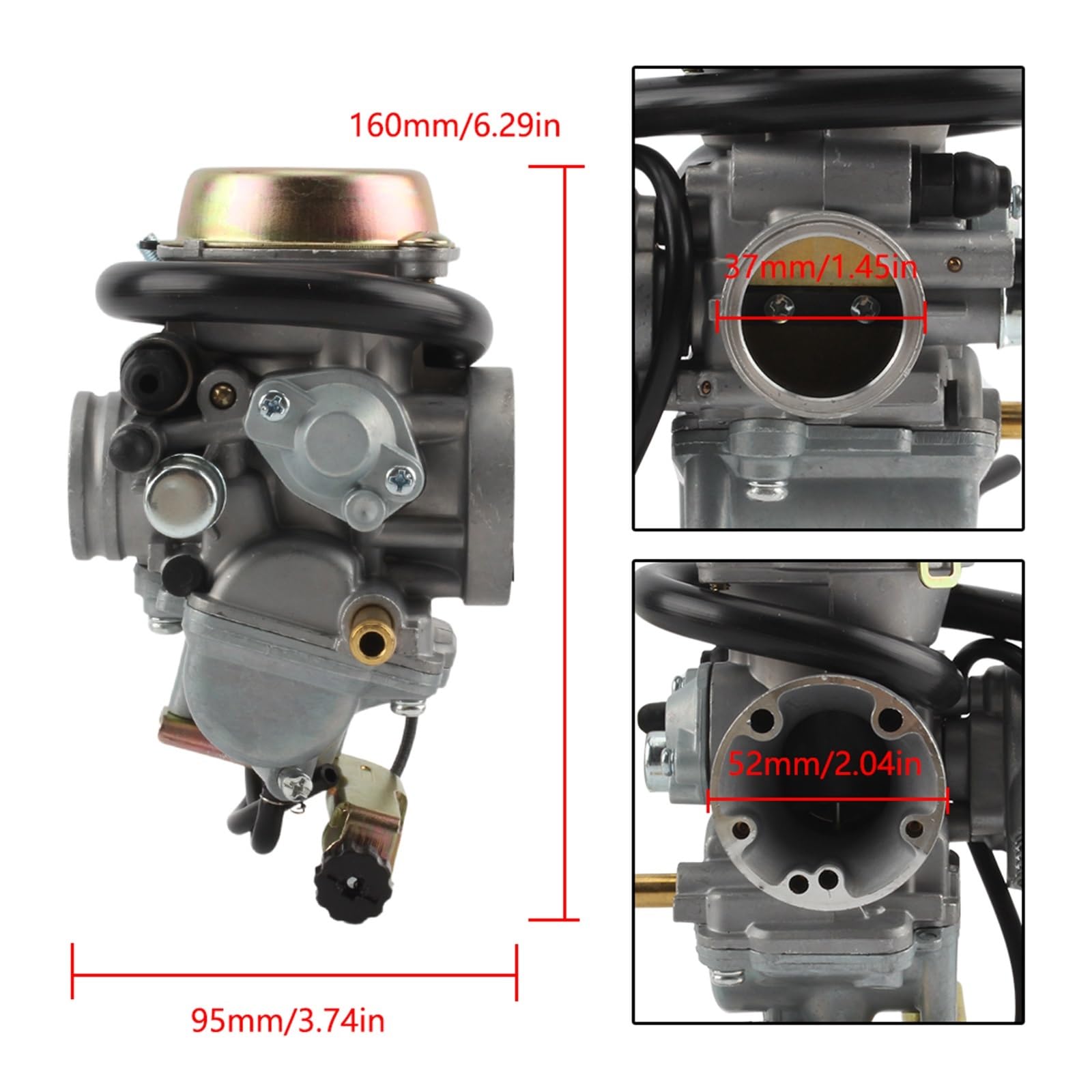 Carburatore per moto Per Moto Carburatore ATV per Suzuki per Ozark 250 LTF250 2002-2010 13200-05G01 Quadsport Z250 LTZ250 13200-21G10 2004-2009 per Enduro