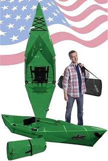 Tucktec 10' PRO Foldable Kayak - Full Size Folding Kayak - Portable Kayak for Adults - Made in USA