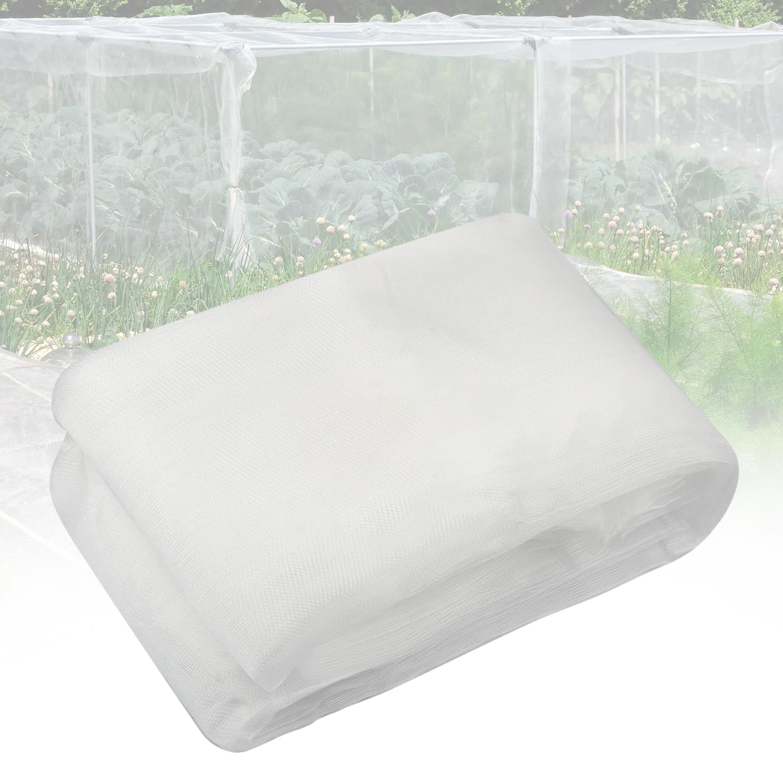 Maxmoc Garden Netting, Fine Mesh Insect Netting 3M x 5M, White, 3 x 5M