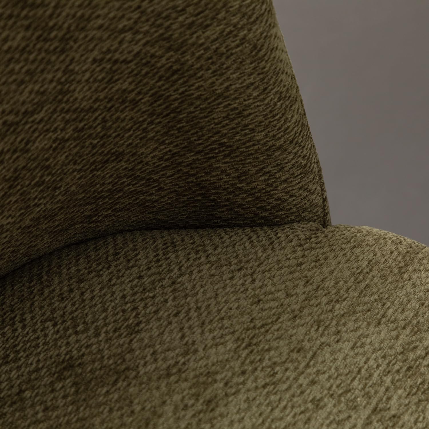 Chenille Rolling Dining Chairs with Casters Set of 2, Modern Upholstered Kitchen & Dining Room Comfortable Decorative Chairs, for Bedroom Reading Room Living Room, Green