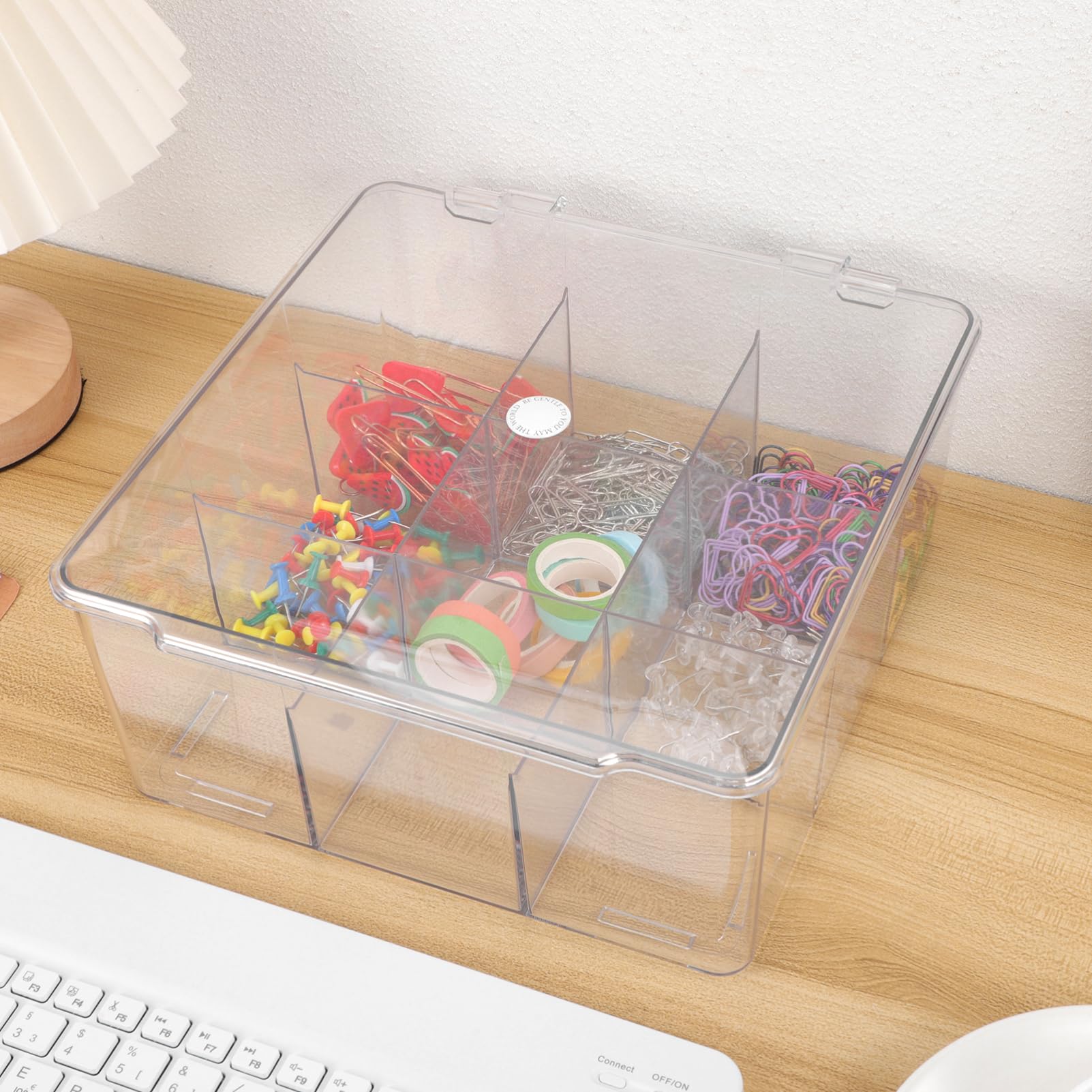 Organizzatore per Gioielli Sicuro E Pulito con Coperchi Scatola Portaoggetti in Plastica per Ferramenta Organizer per Trucco