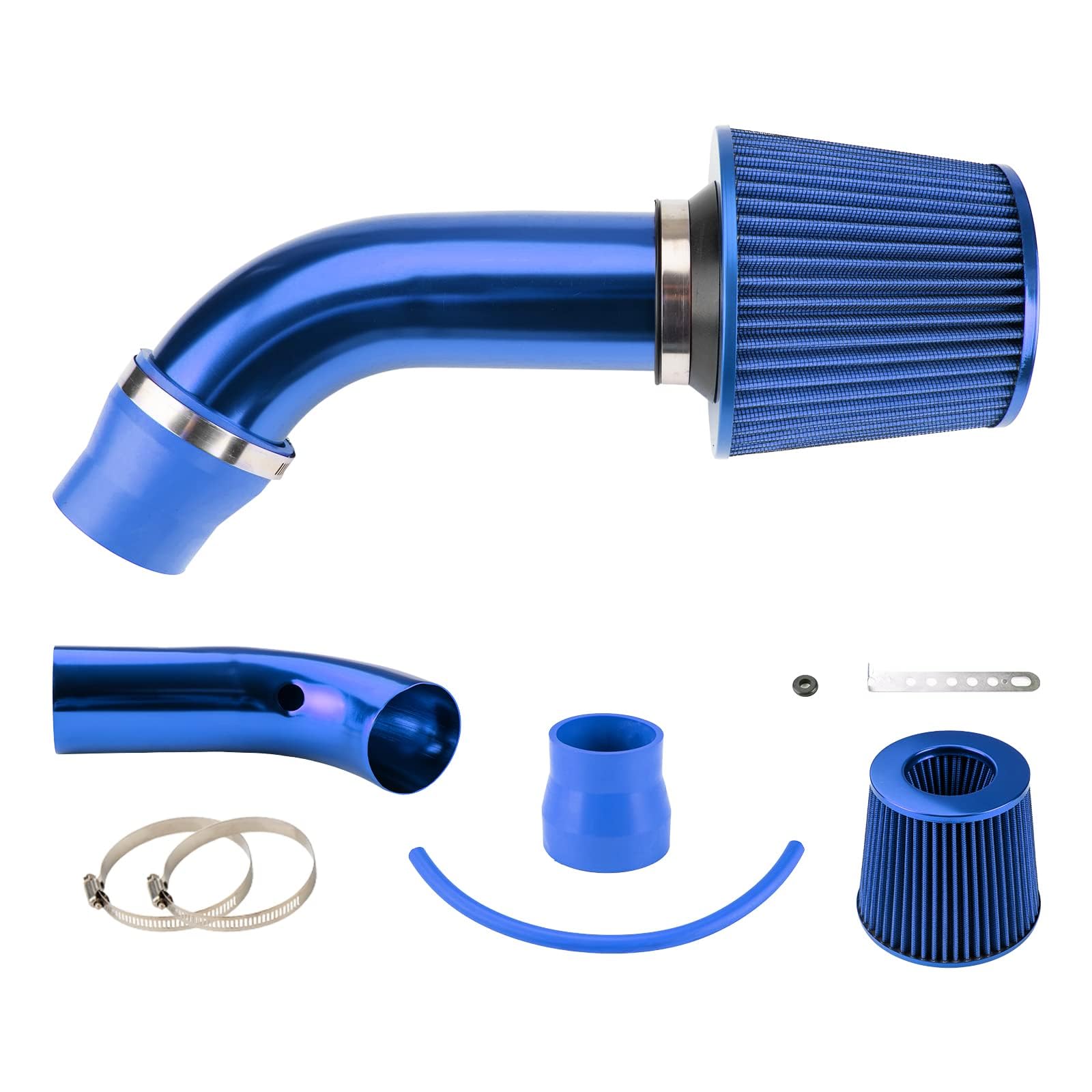 3-Inch Universal Cold Air Intake System Kit – Aluminum Piping For Car/Truck Turbo – Salle Auto Parts