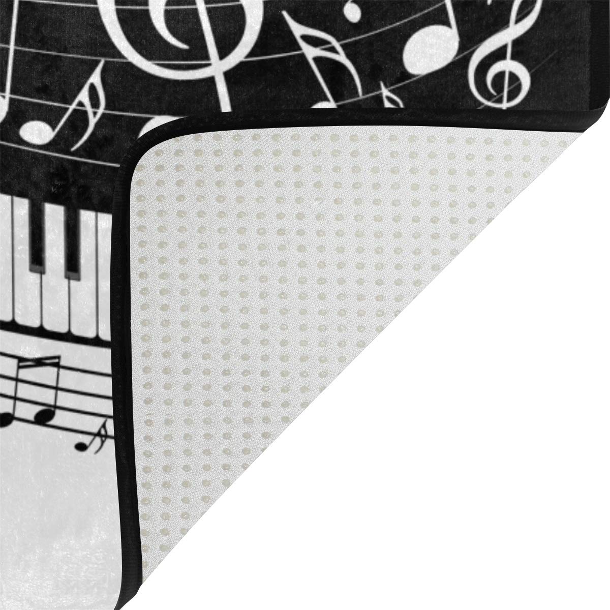 Syfinee Tappetino da bagno con suono di pianoforte, divertente tappetino da bagno con tastiera musicale