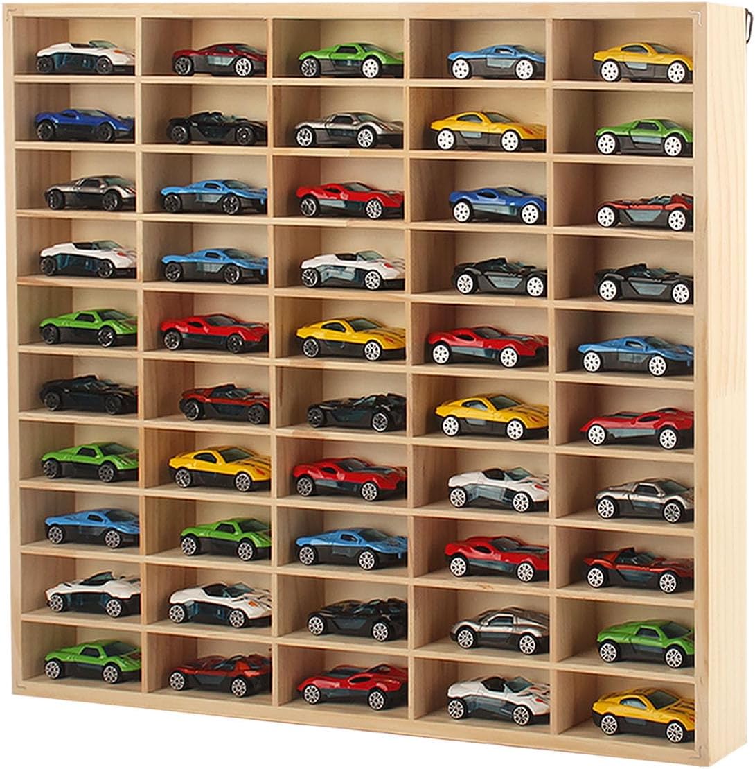 Amazon.com: Model Car Display Case Wall Mount 1/64 Box Solid Wood ...