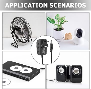 12V 3A Power Adapter, AC 100-240V to DC 12V Power Supply UK Plug