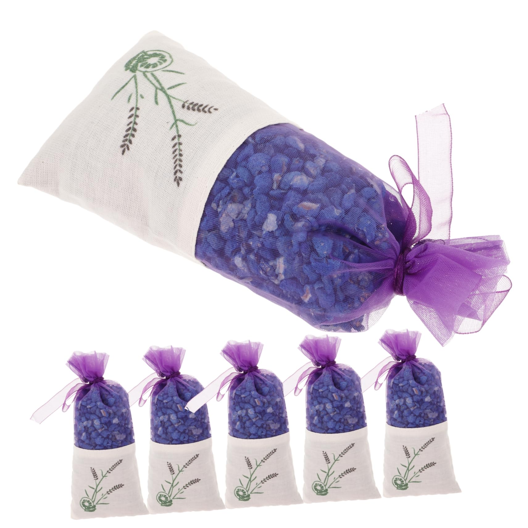 Lavendel Duftsäckchen 6 Stück mit Nano Mineral für Schubladen