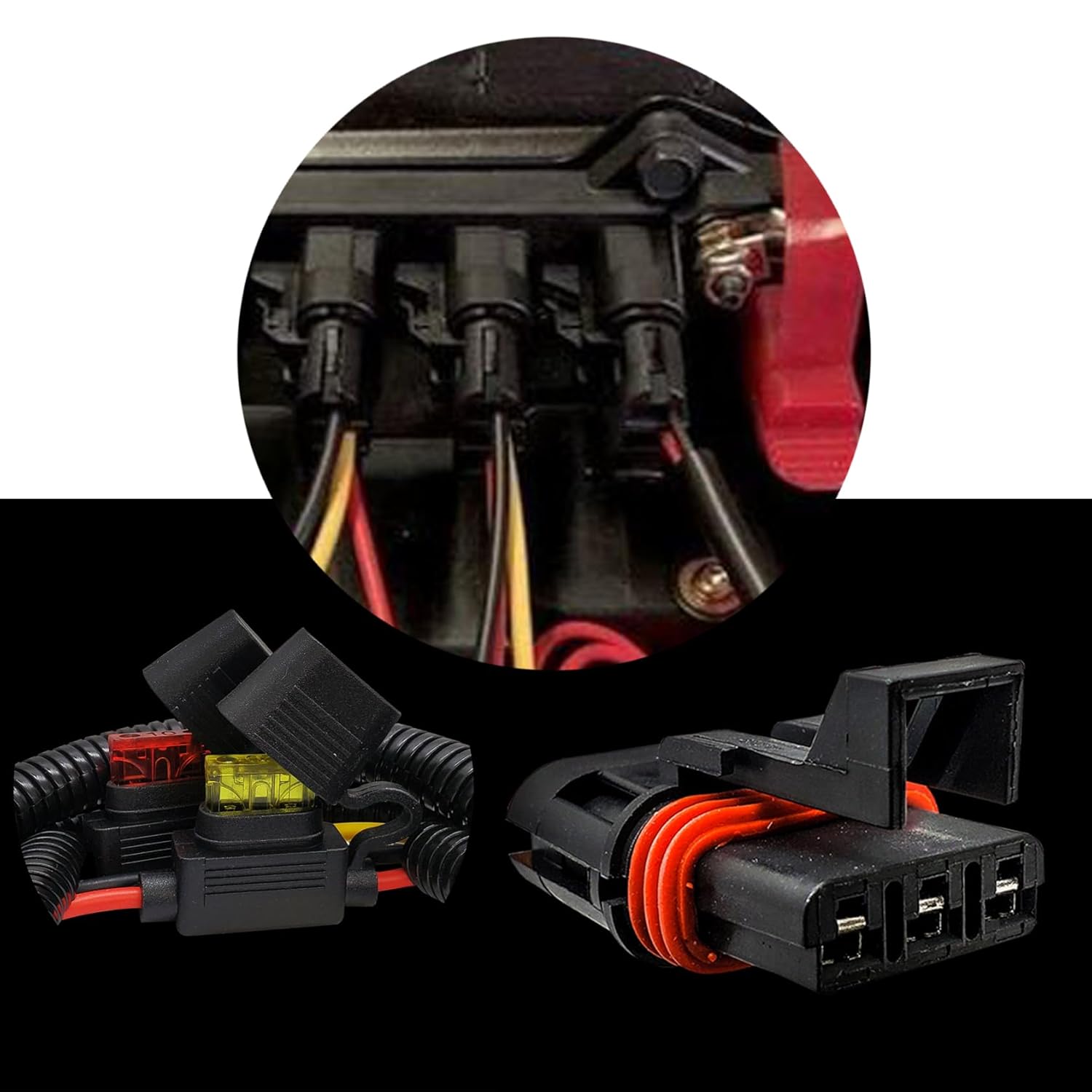 6ft. Power Bus Bar Wire Harness Kit Laser-Etched On/Off LED Light Bar Rocker Switch Compatible with Polaris Xpedition XP ADV Ultimate Northstar Premium