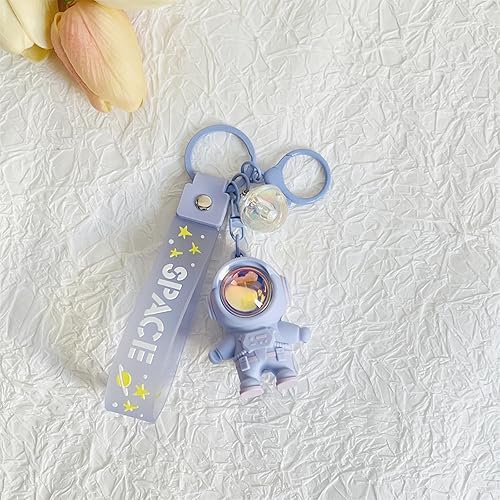 Miniatura 3 de QTMY Mini llavero linterna para niños, lindo astronauta espacial para colgar en el bolso para adultos, linterna de emergencia esencial de campamento