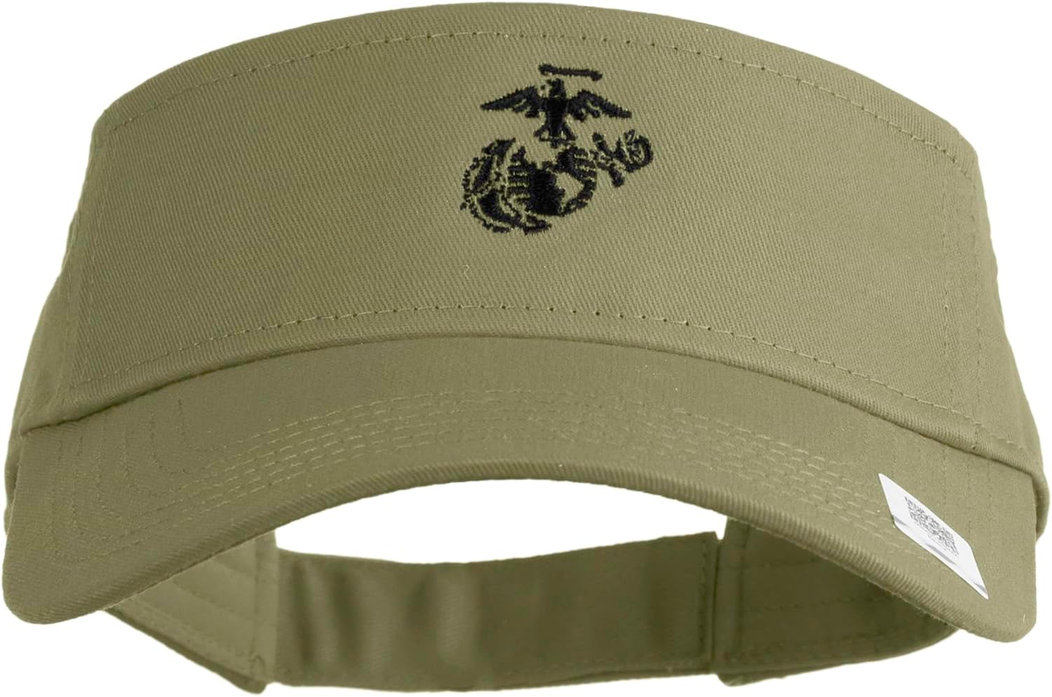 US Marine Corps Seal Design Embroidered Cotton Twill Sun Visor