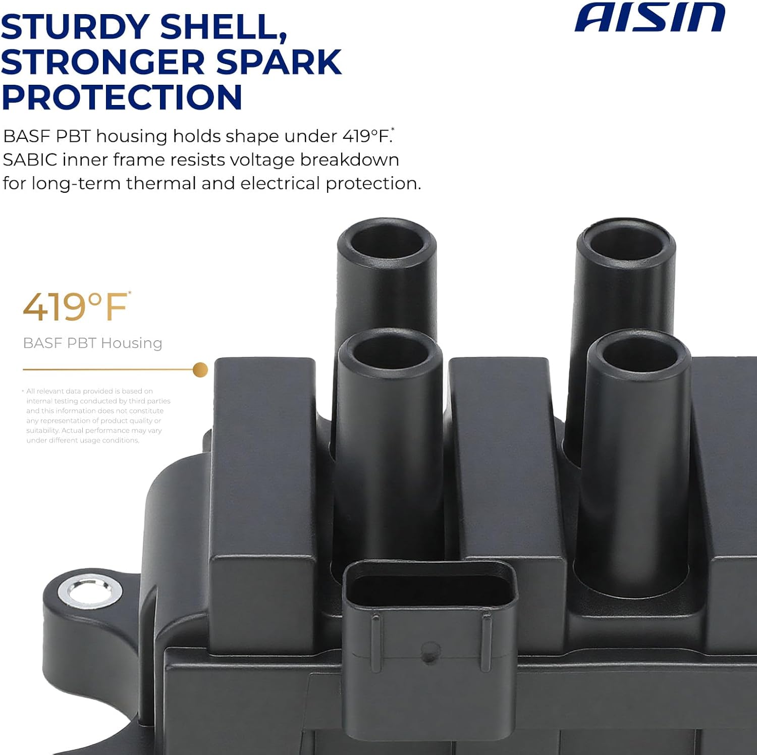 AISIN AFTERMARKET ESCAZ-00633 Ignition Coil - Compatible with Subaru Outback 2005-2009 Forester 2005-2008, Impreza 2005-2010, Legacy 2005-2009, Saab 9-2X 2005-2006 - 2.0L 2.5L